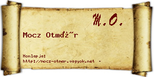 Mocz Otmár névjegykártya
